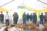 Xã Vũ Dương hoàn thành việc lấy mẫu hài cốt liệt sĩ chưa xác định danh tính